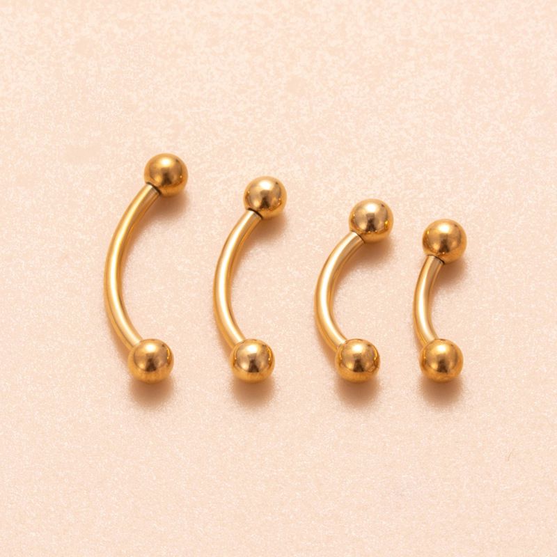 Clavos Piercing De Cejas Con Tornillo De Acero Inoxidable