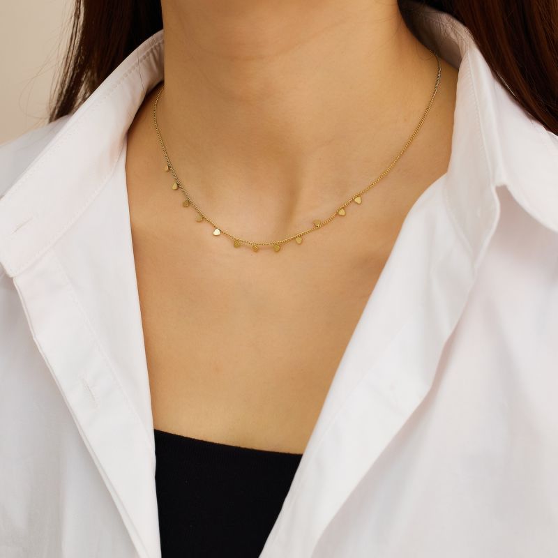 Collar De Amor De Acero Inoxidable