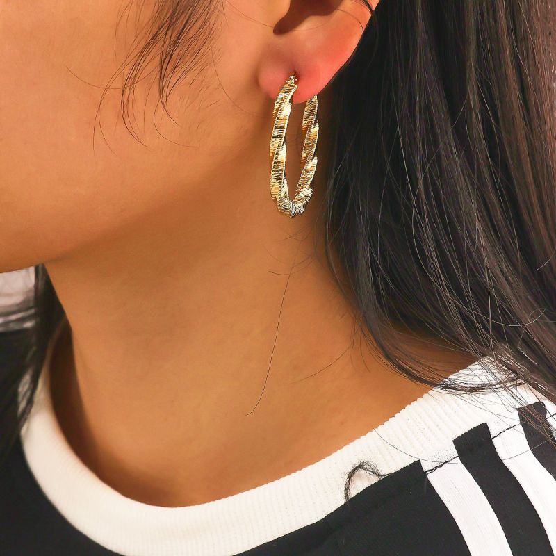 Pendientes Redondos De Acero Inoxidable