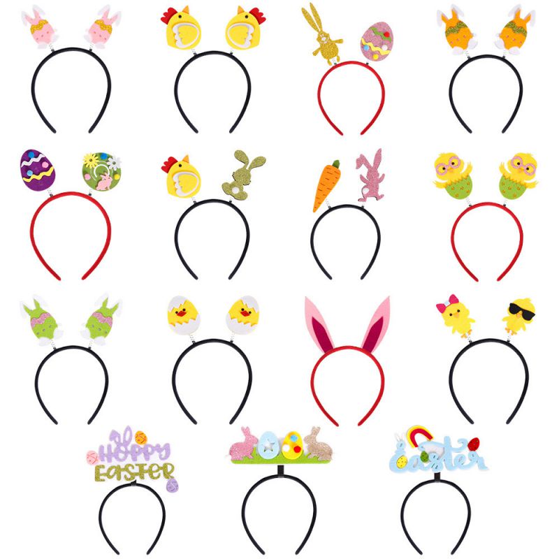 Diadema De Plástico Con Letras De Colores.