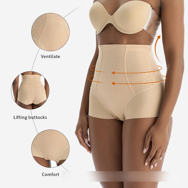 Pantalones Con Control De Abdomen Y Pretina De Nailon