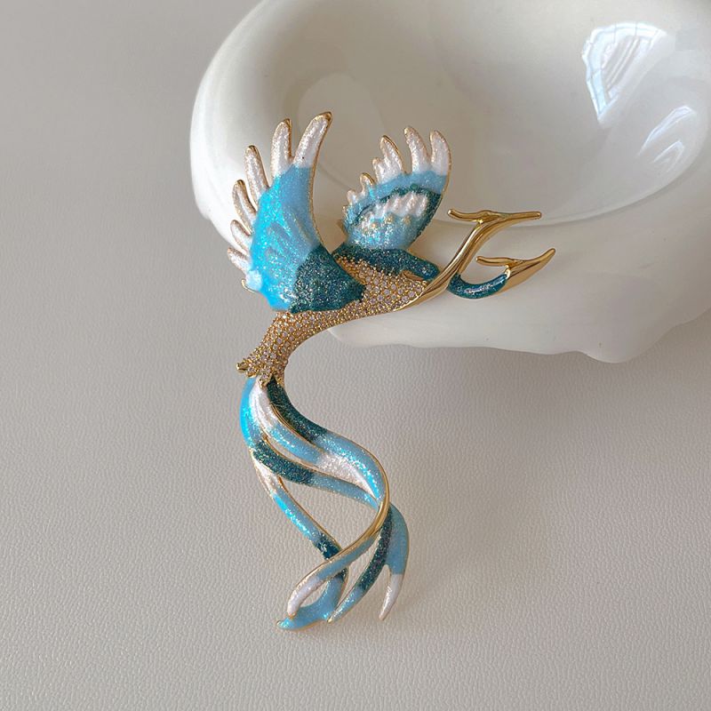Broche Fénix De Cobre