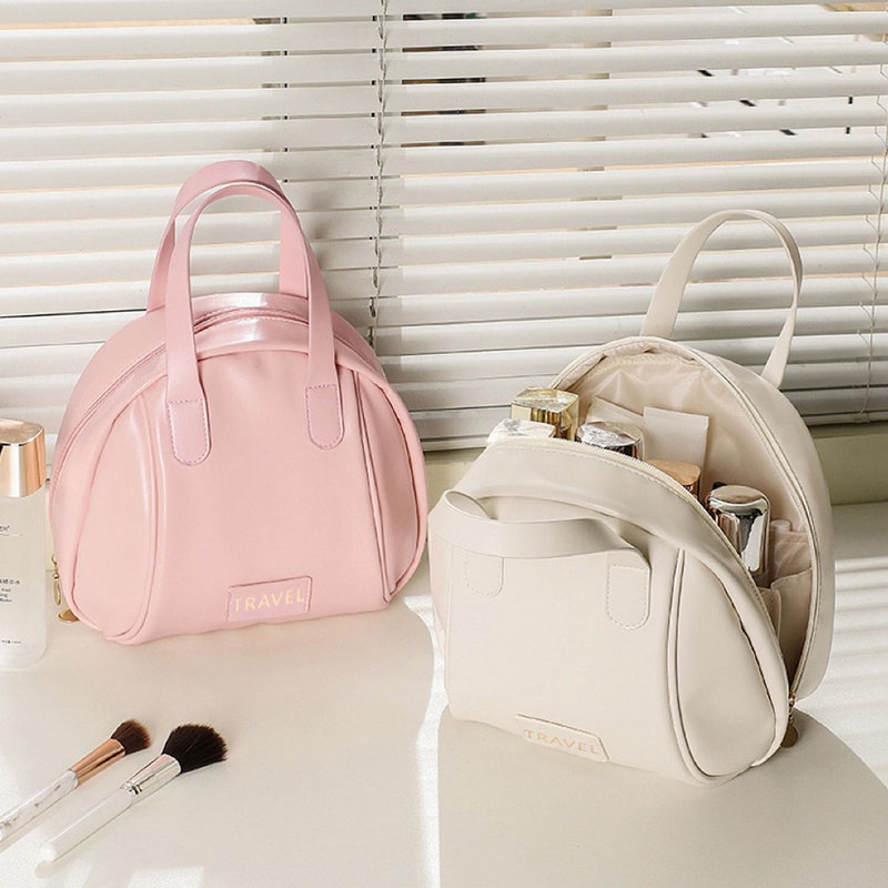 Fashion Pink Pu Large Capacity Handbag