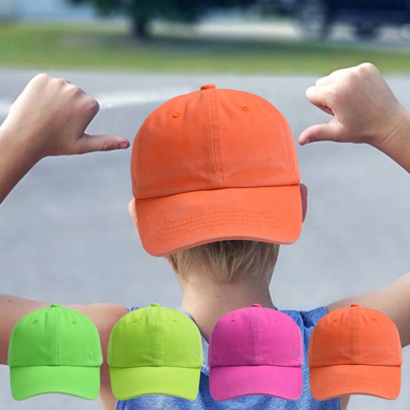 Gorra De Béisbol Infantil Con Tablero Ligero De Poliéster.