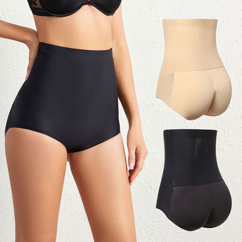 Almohadilla De Trasero Falsa De Esponja Para Control De Barriga De Cintura Alta