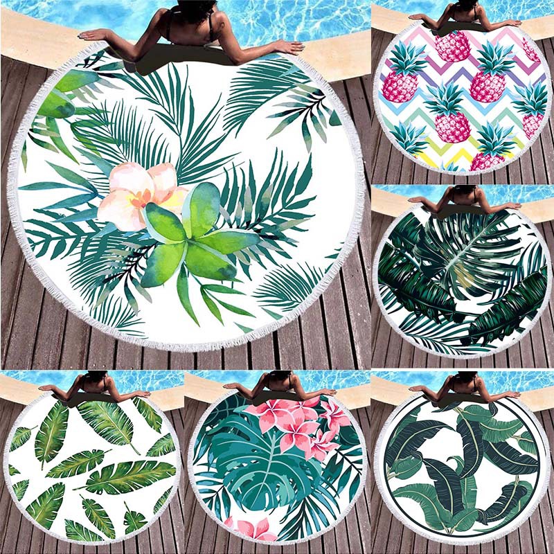 Toalla De Baño Estampada De Poliéster