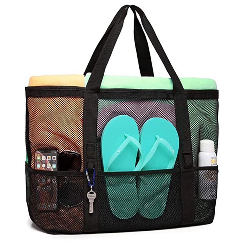 Fashion Big Blue Polyester Large Capacity Storage Bag