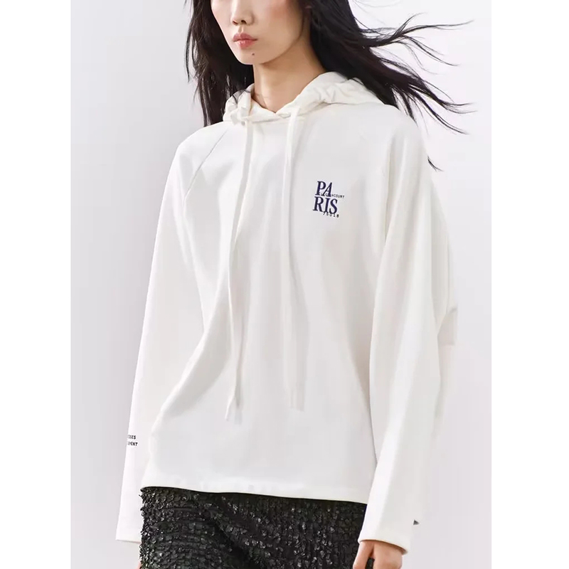 Sudadera Con Capucha Y Bordado