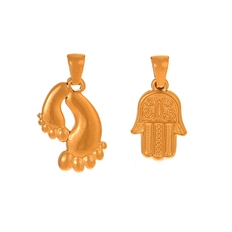 Accesorios Colgantes De Pie De Acero De Titanio.
