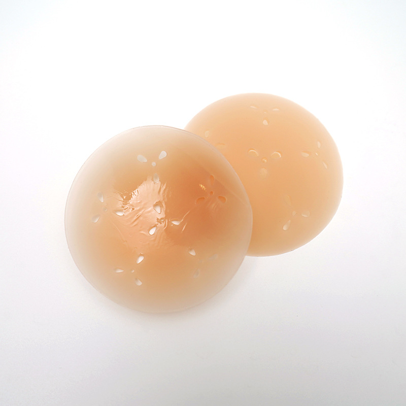 Fashion Color Breathable Silicone Round Nipple Patches