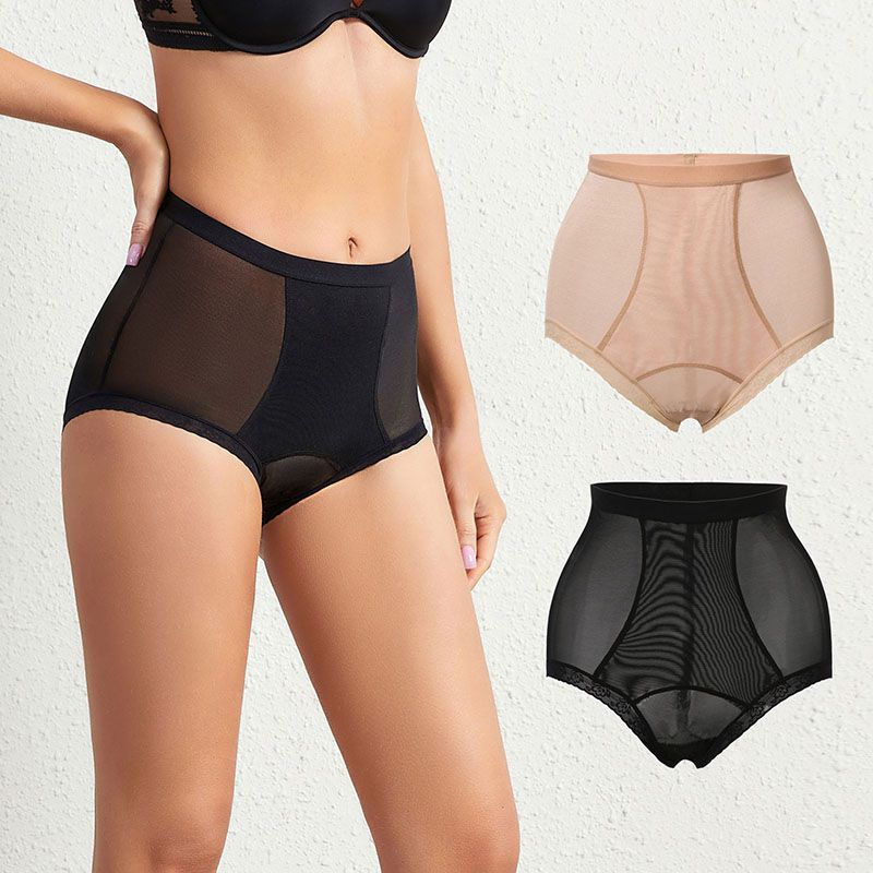 Pantalones Con Control De Barriga Y Cintura Alta Con Corsé