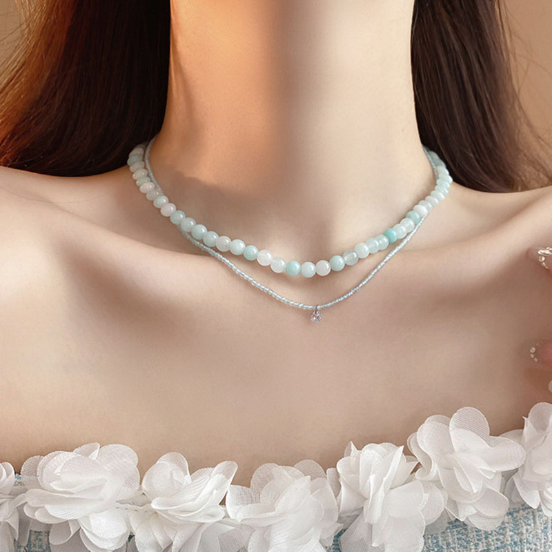 Collar De Cuentas De Piedra
