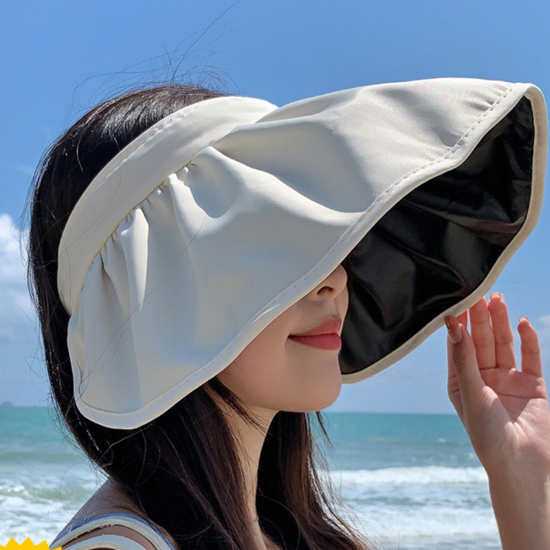 Sombrero Para El Sol De Ala Grande Con Parte Superior Vacía De Poliéster