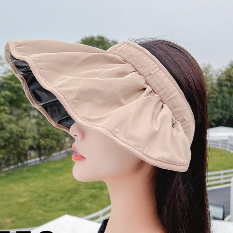 Sombrero Para El Sol De Ala Grande Con Parte Superior Vacía De Poliéster