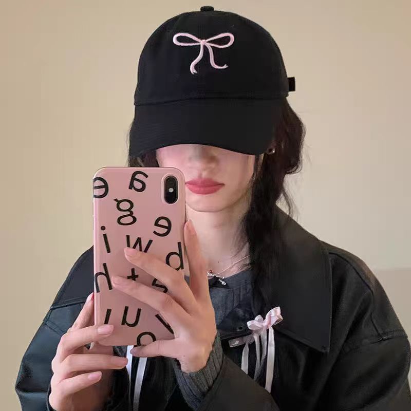 Gorra De Béisbol Con Lazo Bordado