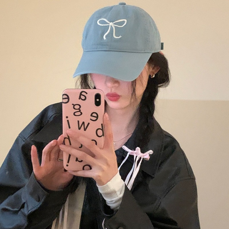 Gorra De Béisbol Con Lazo Bordado