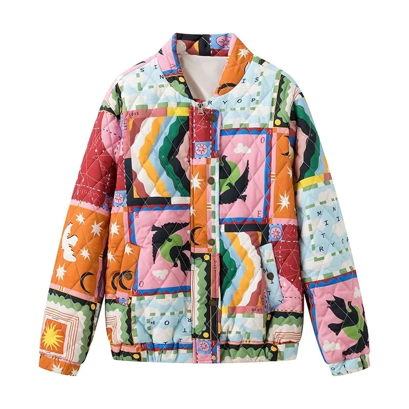 Fashion Graffiti Graffiti Print Jacket