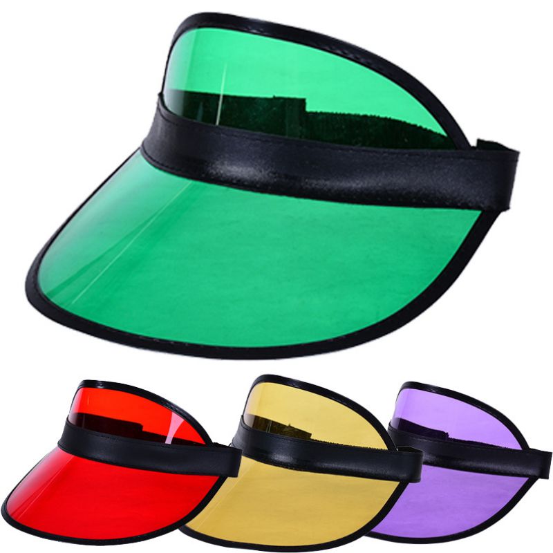Fashion Watermelon Red-black Skin Pvc Large Brim Empty Top Sun Hat