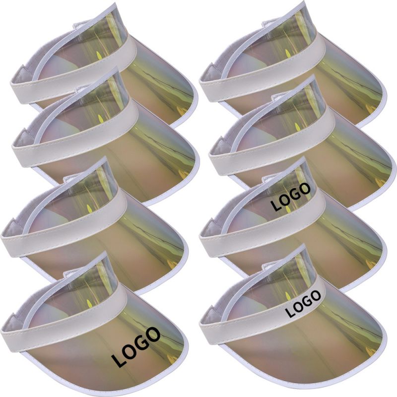 Fashion Bright Brick Opaque Model Pvc Large Brim Empty Top Sun Hat