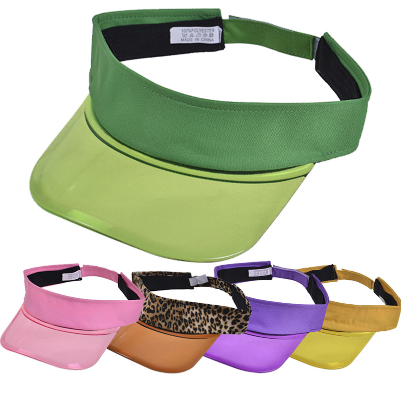 Fashion Phosphor Plastic Large Brim Hollow Top Sun Hat