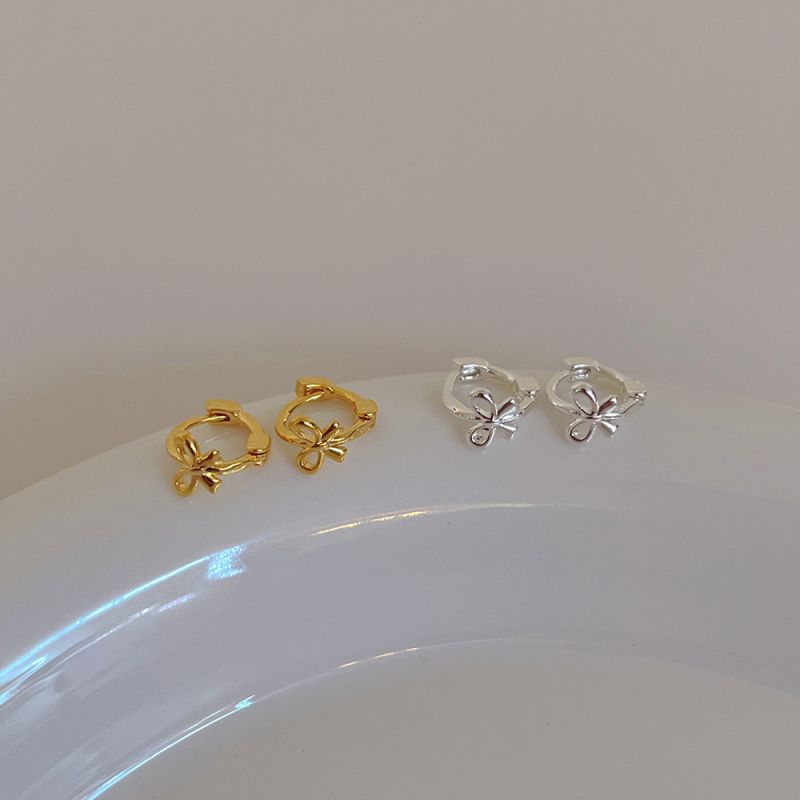 Fashion Gold Copper Geometric Round Earrings
