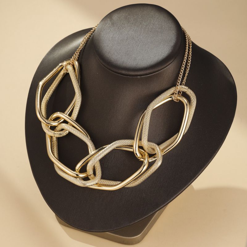 Fashion Gold Metal Chain Necklace