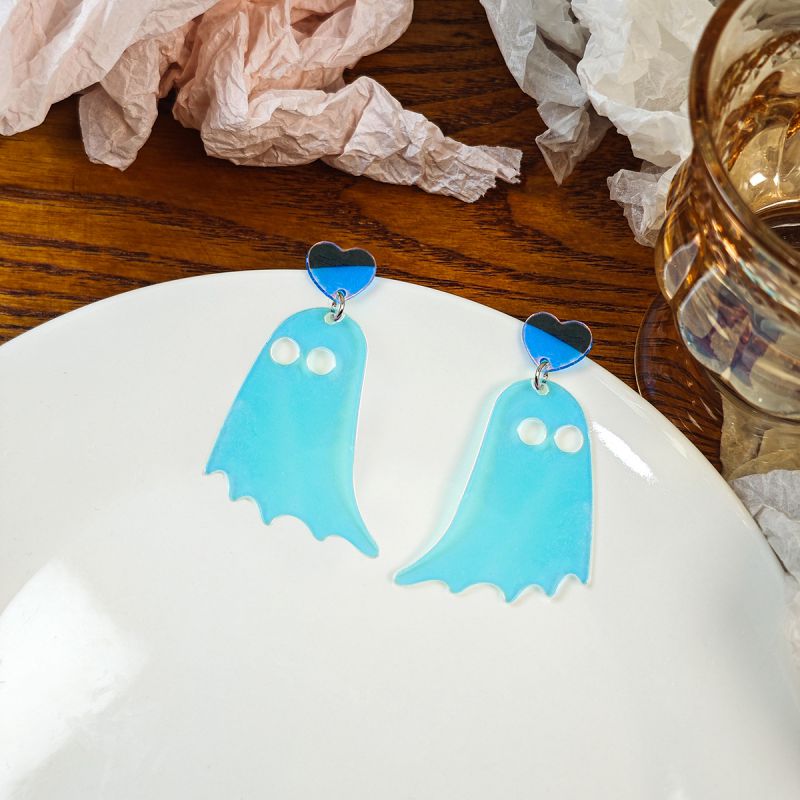 Fashion Ghost Ghost Laser Earrings