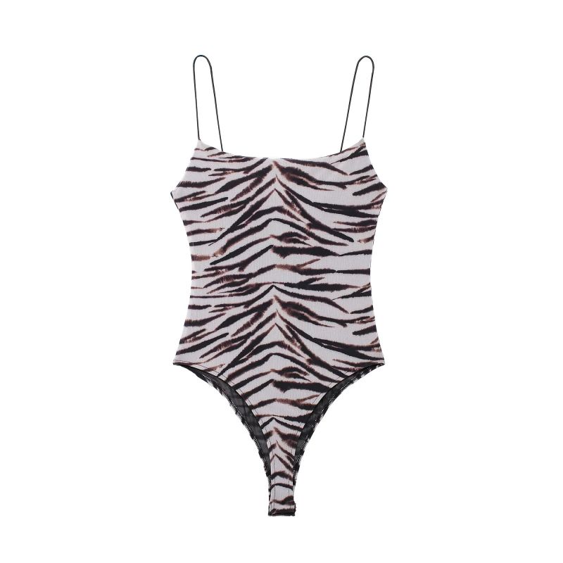 Body Con Estampado De Malla
