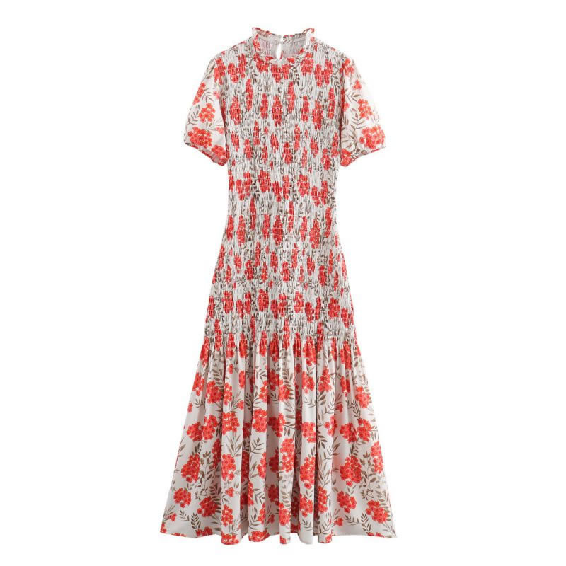 Fashion Printing Polyester Printed Long Skirt