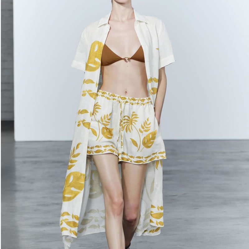 Fashion Printing Polyester Printed Shorts
