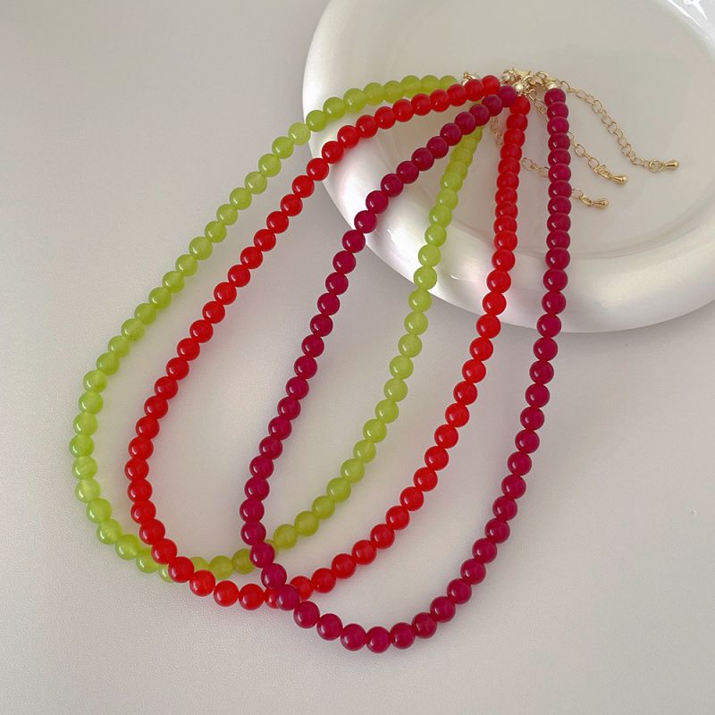 Collar De Cuentas De Ágata