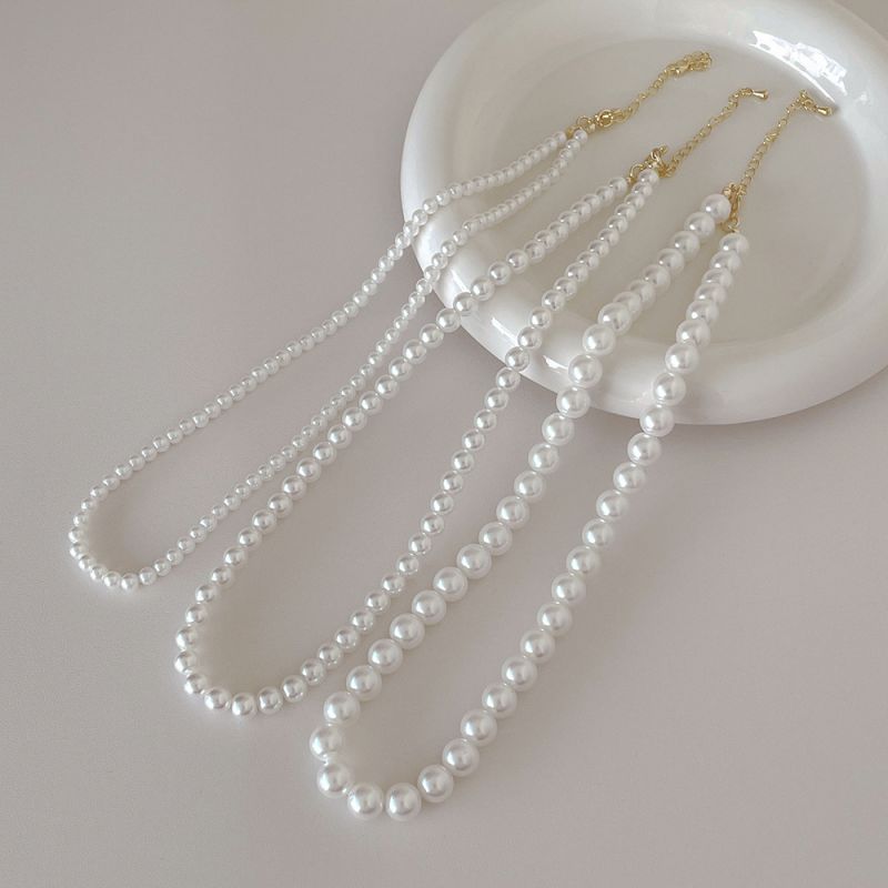 Collar Con Cuentas De Perlas
