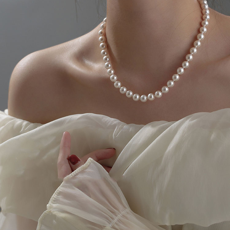 Collar Con Cuentas De Perlas