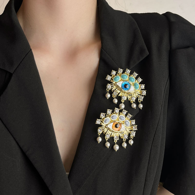 Broche De Ojo De Diamante De Aleación