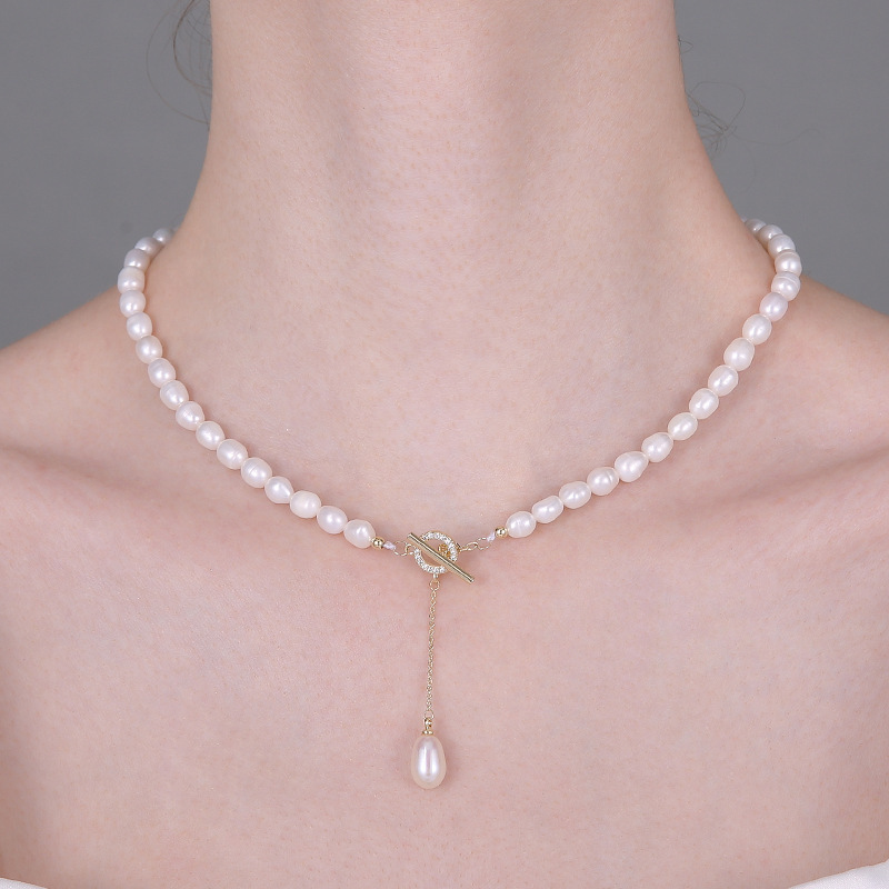 Collar Con Cuentas De Perlas
