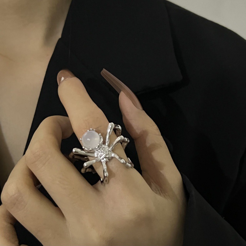 Fashion Size 1 Open Ring Copper Spider Open Ring