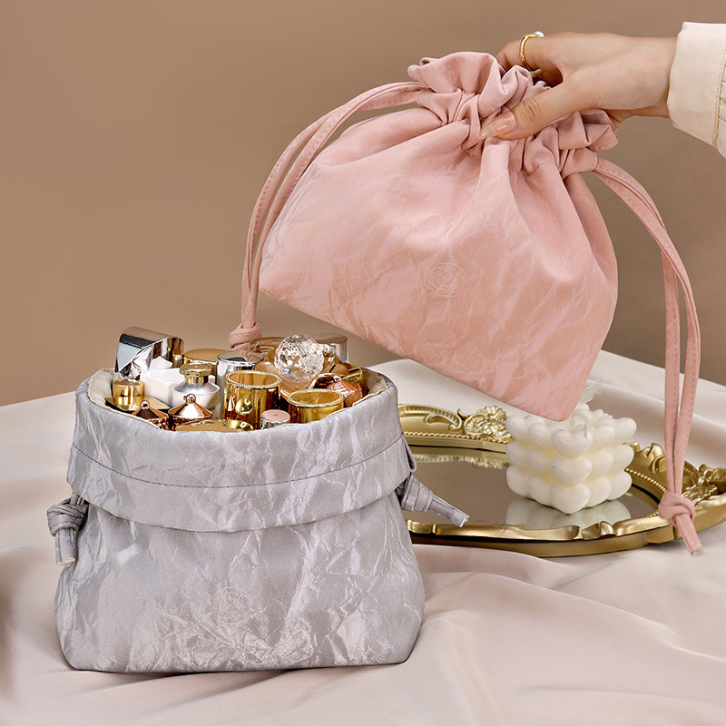 Bolsa De Almacenamiento De Gran Capacidad Con Cordón De Pu