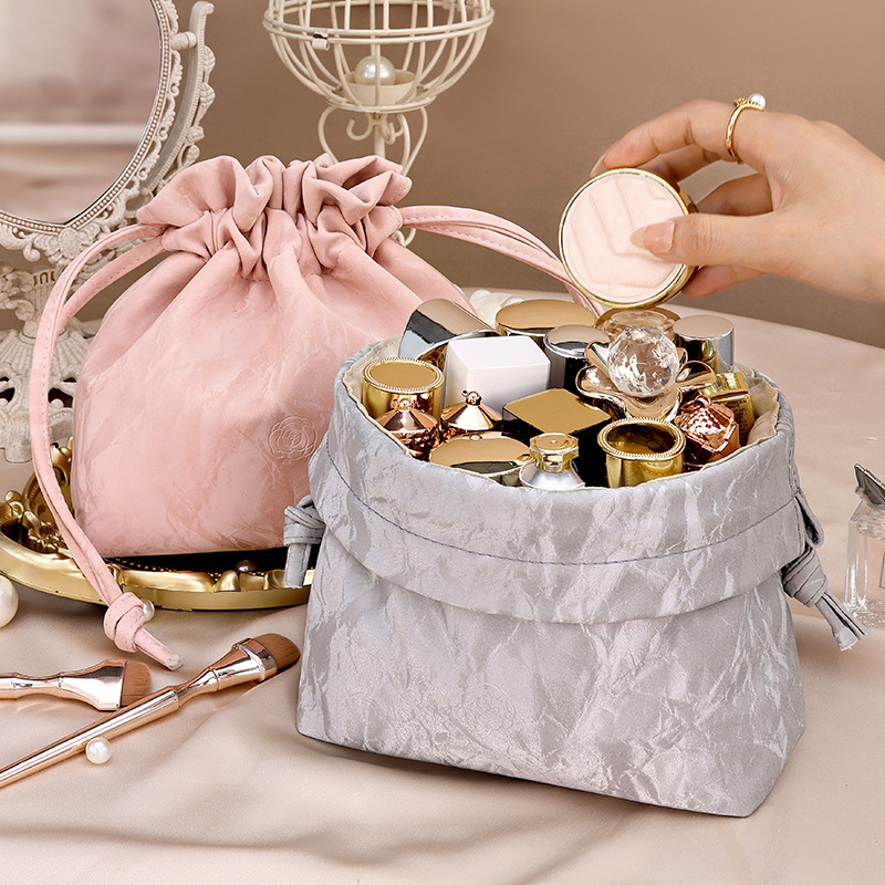 Bolsa De Almacenamiento De Gran Capacidad Con Cordón De Pu