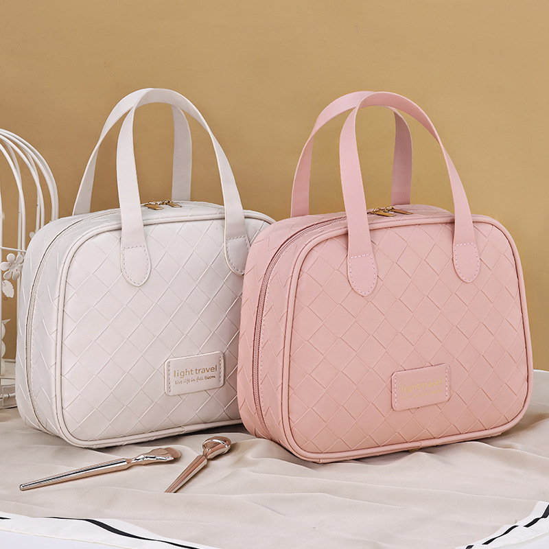 Bolsa De Almacenamiento De Gran Capacidad Con Forma De Diamante De Pu
