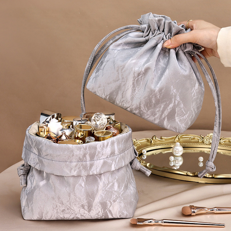 Bolsa De Almacenamiento De Gran Capacidad Con Cordón De Pu