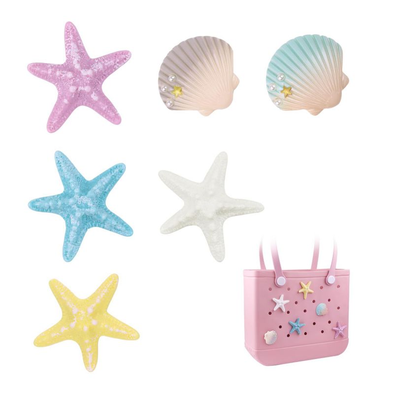 Fashion Set 2 Simulation Starfish Gradient Shell Diy Handbag