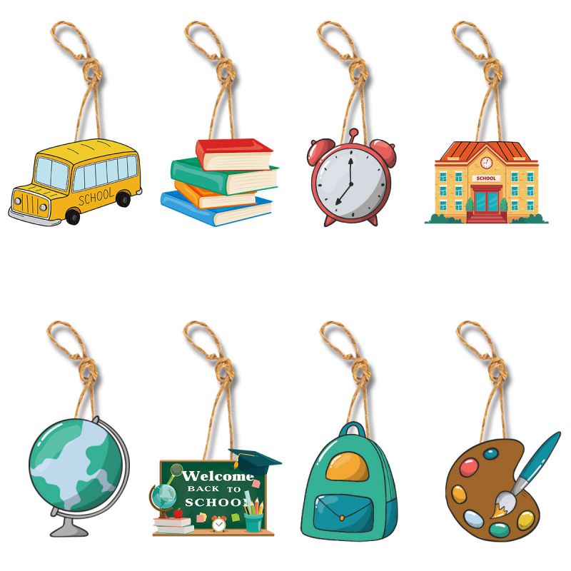 Fashion Style 1 Paper Back To School Decorations