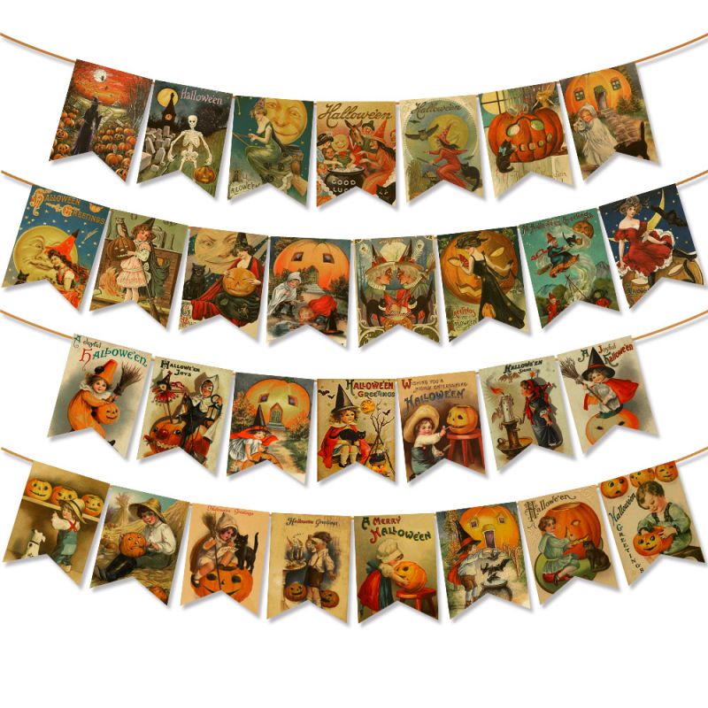 Fashion Style 1 Halloween Printed Flag Banner