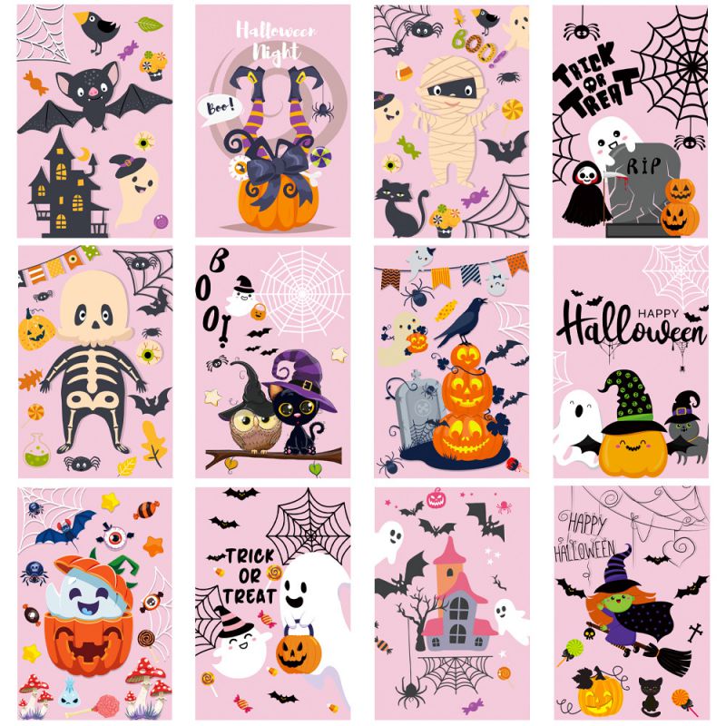 Fashion Halloween Postcard Halloween Handwritten Single-sided Postcard