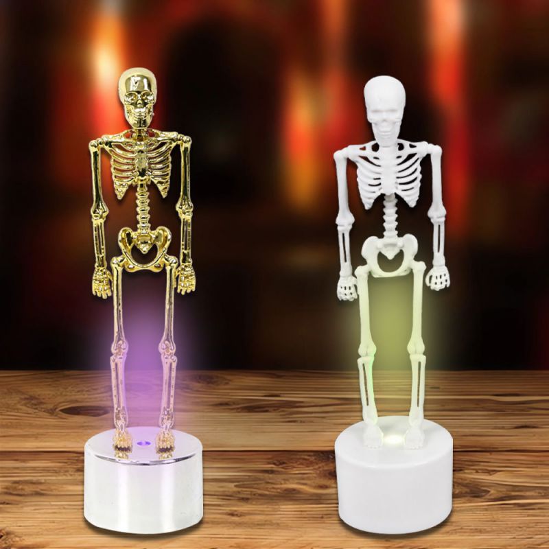 Fashion Gold Skull Halloween Skeleton Desktop Ornaments