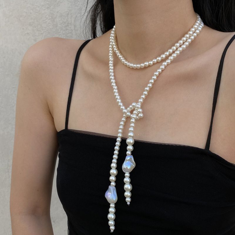 Collar Con Cuentas De Perlas