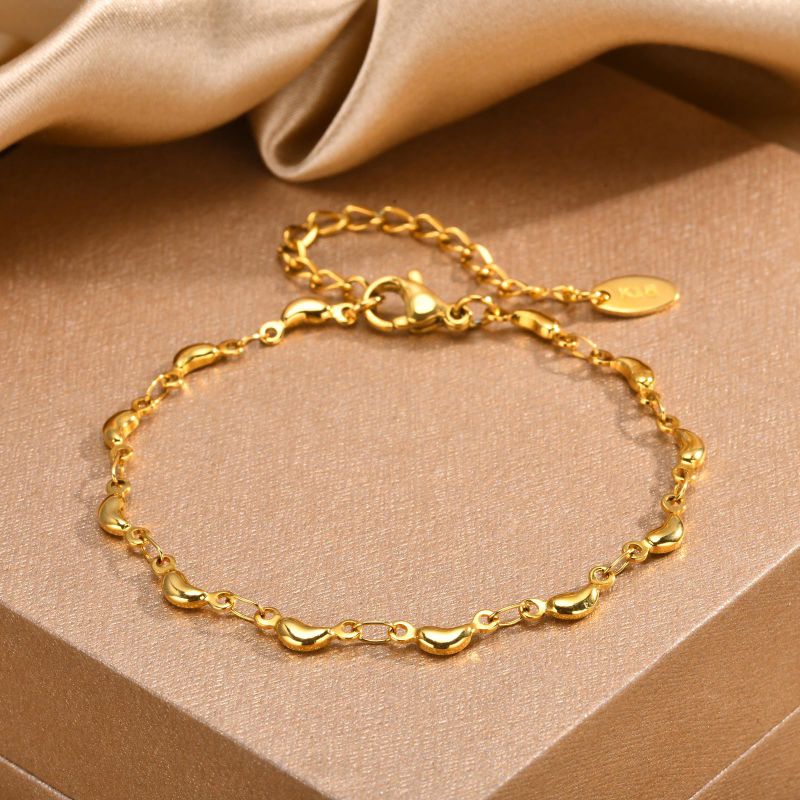 Fashion Gold Stainless Steel Geometric Bracelet