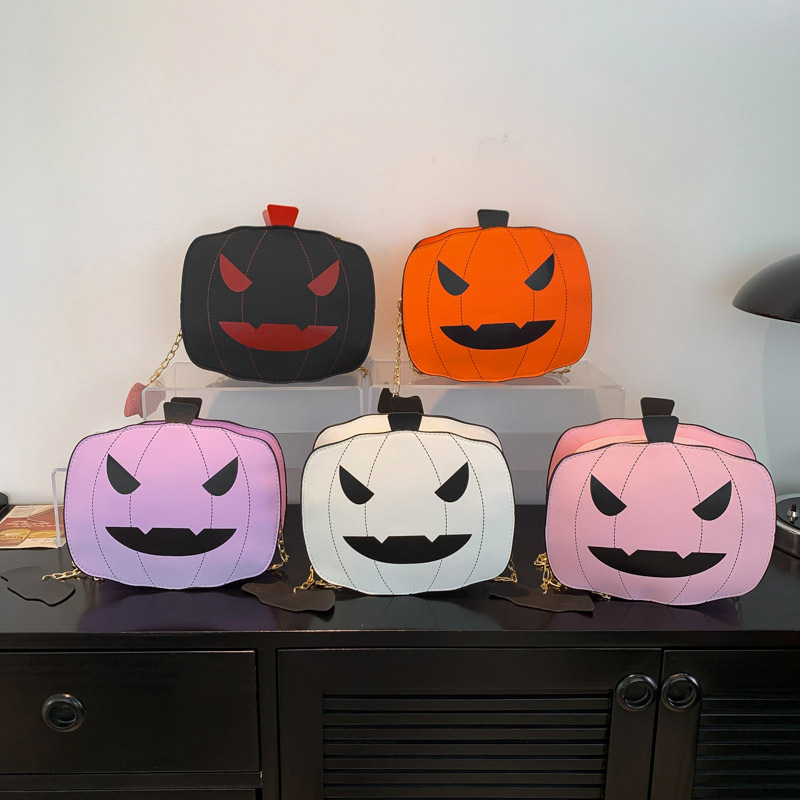Fashion Purple Pu Pumpkin Crossbody Bag