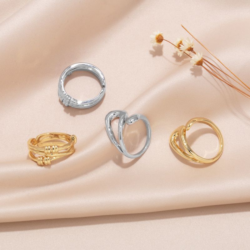 Anillo Irregular De Cobre