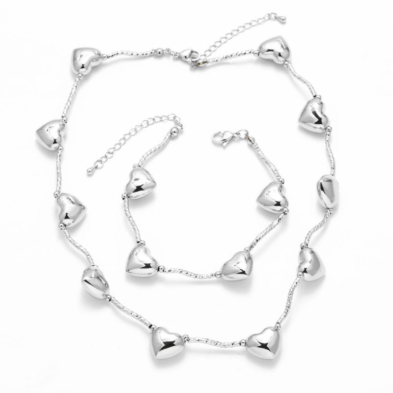 Collar De Corazón De Cobre